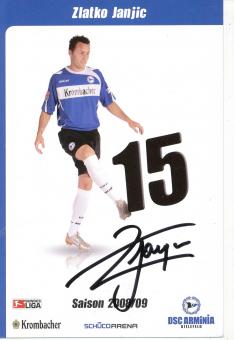 Zlatko Janjic  2008/2009  Arminia Bielefeld  Fußball Autogrammkarte original signiert 