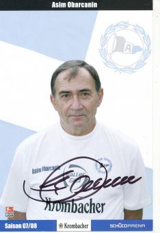 Asim Obarcanin  2007/2008  Arminia Bielefeld  Fußball Autogrammkarte original signiert 