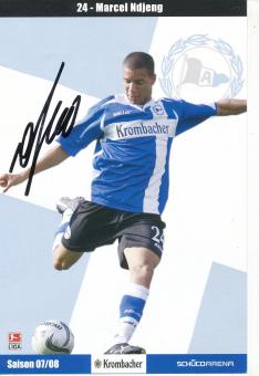 Marcel Ndeng  2007/2008  Arminia Bielefeld  Fußball Autogrammkarte original signiert 