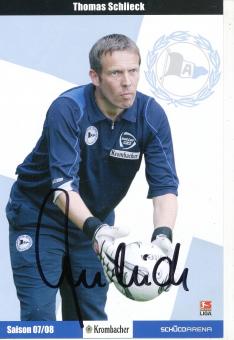 Thomas Schlieck  2007/2008  Arminia Bielefeld  Fußball Autogrammkarte original signiert 