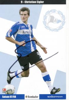 Christian Eigler  2007/2008  Arminia Bielefeld  Fußball Autogrammkarte original signiert 