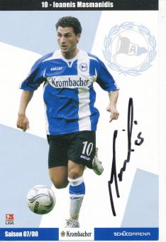 Ioannis Masmanidis  2007/2008  Arminia Bielefeld  Fußball Autogrammkarte original signiert 