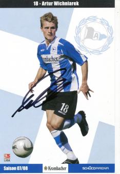 Artur Wichniarek  2007/2008  Arminia Bielefeld  Fußball Autogrammkarte original signiert 