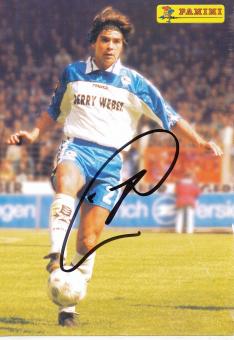 Sonny Silooy  1997/1998  Arminia Bielefeld  Fußball Autogrammkarte original signiert 