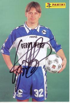 Geirmund Brendesaether  1996/1997  Arminia Bielefeld  Fußball Autogrammkarte original signiert 