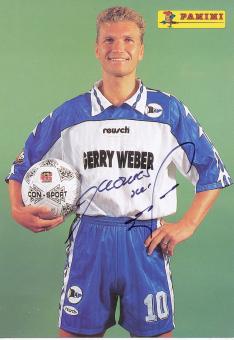 Thomas von Heesen  1996/1997  Arminia Bielefeld  Fußball Autogrammkarte original signiert 