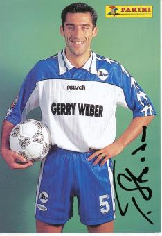 Thomas Stratos  1996/1997  Arminia Bielefeld  Fußball Autogrammkarte original signiert 