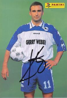Stefan Kuntz  1996/1997  Arminia Bielefeld  Fußball Autogrammkarte original signiert 