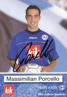Massimilian Porcello   2003/2004  Arminia Bielefeld  Fußball Autogrammkarte original signiert 