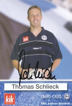 Thomas Schlieck   2003/2004  Arminia Bielefeld  Fußball Autogrammkarte original signiert 