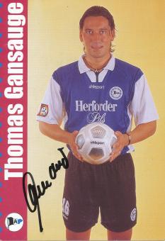 Thomas Gansauge   2000/2001  Arminia Bielefeld  Fußball Autogrammkarte original signiert 