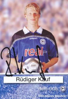 Rüdiger Kauf   2001/2002  Arminia Bielefeld  Fußball Autogrammkarte original signiert 