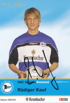 Rüdiger Kauf  2004/2005  Arminia Bielefeld  Fußball Autogrammkarte original signiert 