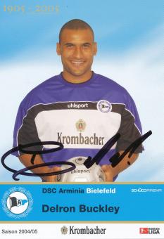 Delron Buckley  2004/2005  Arminia Bielefeld  Fußball Autogrammkarte original signiert 