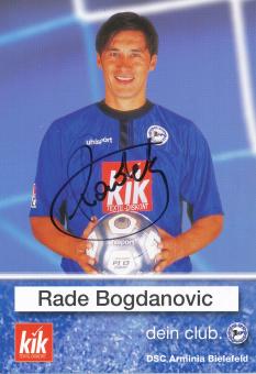 Rade Bogdanovic  2002/2003  Arminia Bielefeld  Fußball Autogrammkarte original signiert 