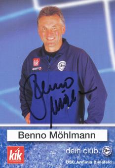 Benno Möhlmann  2002/2003  Arminia Bielefeld  Fußball Autogrammkarte original signiert 