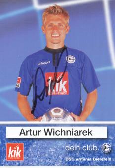 Artur Wichniarek  2002/2003  Arminia Bielefeld  Fußball Autogrammkarte original signiert 