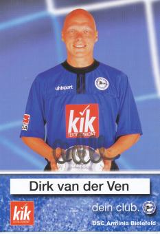 Dirk van der Ven  2002/2003  Arminia Bielefeld  Fußball Autogrammkarte original signiert 