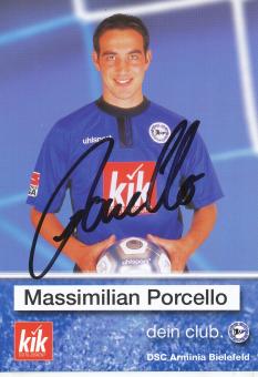 Massimilian Porcello  2002/2003  Arminia Bielefeld  Fußball Autogrammkarte original signiert 