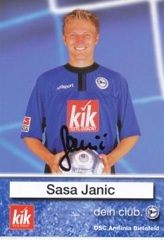 Sasa Janic  2002/2003  Arminia Bielefeld  Fußball Autogrammkarte original signiert 