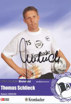 Thomas Schlieck  2005/2006  Arminia Bielefeld  Fußball Autogrammkarte original signiert 