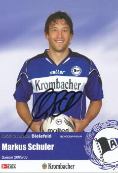 Markus Schuler  2005/2006  Arminia Bielefeld  Fußball Autogrammkarte original signiert 