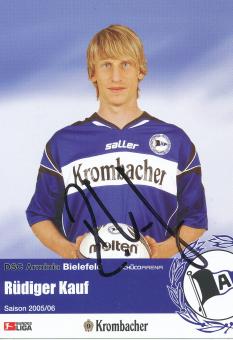Rüdiger Kauf  2005/2006  Arminia Bielefeld  Fußball Autogrammkarte original signiert 