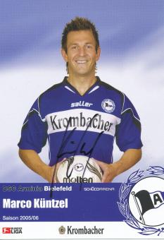 Marco Küntzel  2005/2006  Arminia Bielefeld  Fußball Autogrammkarte original signiert 