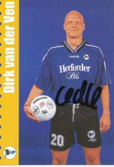 Dirk van der Ven  1999/2000  Arminia Bielefeld  Fußball Autogrammkarte original signiert 