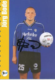 Jörg Bode  1999/2000  Arminia Bielefeld  Fußball Autogrammkarte original signiert 