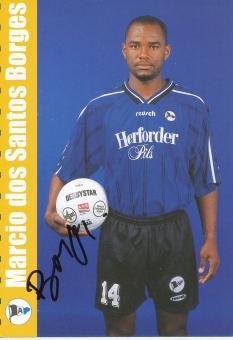 Marcio dos Santos Borges  1999/2000  Arminia Bielefeld  Fußball Autogrammkarte original signiert 