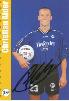 Christian Alder  1999/2000  Arminia Bielefeld  Fußball Autogrammkarte original signiert 