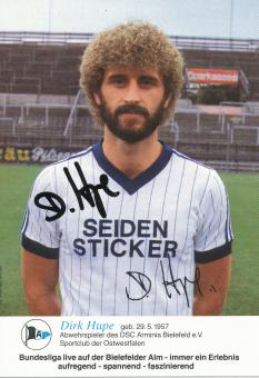 Dirk Hupe  1983/1984  Arminia Bielefeld  Fußball Autogrammkarte original signiert 