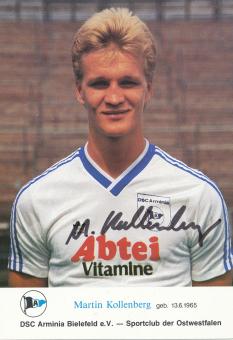 Martin Kollenberg  1985/1986  Arminia Bielefeld  Fußball Autogrammkarte original signiert 
