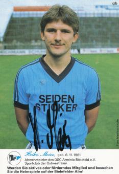Heiko Meier  1982/1983  Arminia Bielefeld  Fußball Autogrammkarte original signiert 
