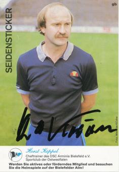 Horst Köppel  1980/1981  Arminia Bielefeld  Fußball Autogrammkarte original signiert 