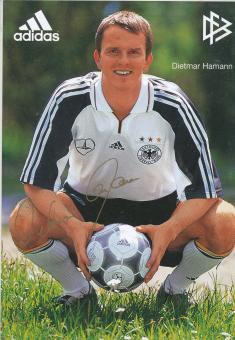 Dietmar Hamann  DFB Nationalteam  Fußball Autogrammkarte Druck signiert 