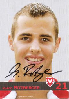 Marco Ritzberger  FC Vaduz  Fußball Autogrammkarte  original signiert 