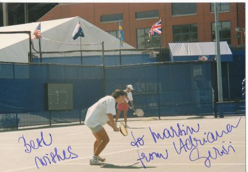 Adriana Gersi  Tschechien   Tennis Autogramm Foto original signiert 