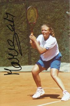 Marie Gaiane Mikaelian  Schweiz   Tennis Autogramm Foto original signiert 