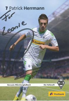 Patrick Herrmann  2013/2014  Borussia Mönchengladbach Fußball Autogrammkarte original signiert 