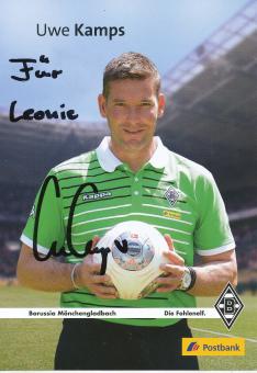 Uwe Kamps  2013/2014  Borussia Mönchengladbach Fußball Autogrammkarte original signiert 
