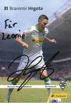 Branimir Hrgota  2013/2014  Borussia Mönchengladbach Fußball Autogrammkarte original signiert 