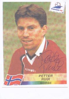 Rudi Petter  Norwegen   Fußball Blatt  original signiert 