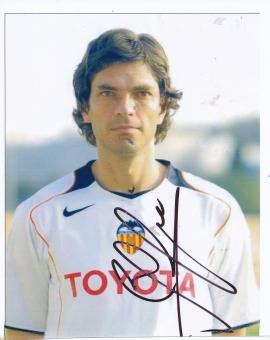 Mauricio Pellegrino  FC Valencia  Fußball Autogramm Foto original signiert 
