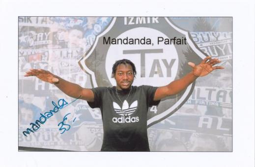 Parfait Mandanda  Altay Izmir   Fußball Autogramm Foto original signiert 