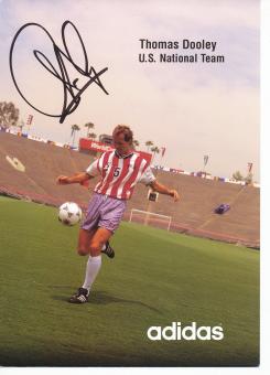 Thomas Dooley  USA Nationalteam Fußball Autogrammkarte original signiert 