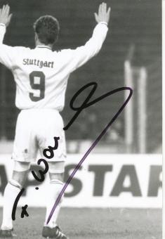Fritz Walter  VFB Stuttgart  Fußball Foto original signiert 
