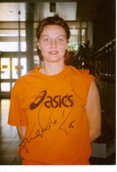Angelina Grün  Volleyball  Autogramm 13x18 cm Foto original signiert 
