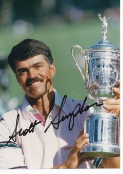 Scott Simpson  Golf  Autogramm 13x18 cm Foto original signiert 